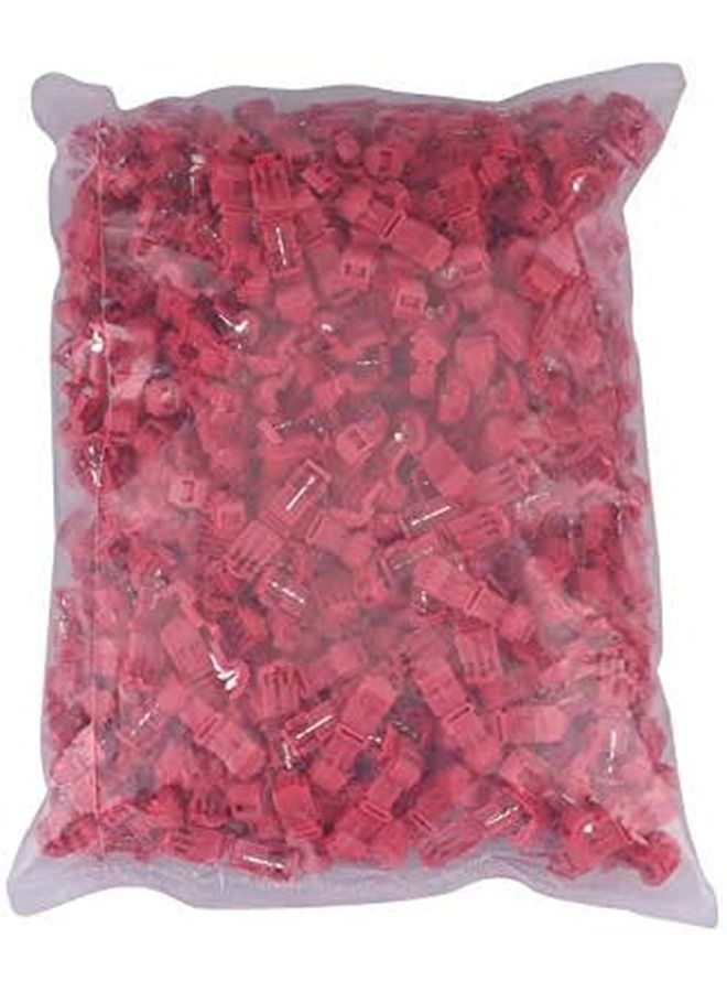 Red T Type Quick Splice Crimp Terminals 0 3mm To 1mm 50PCS Wire Cable Connectors - Image 5